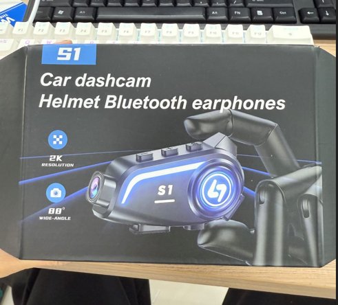 Kit Bluetooth avec caméra pour casque moto S1 – Image 2