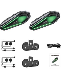 Intercom Bluetooth pour casque moto S7 PRO pack duo