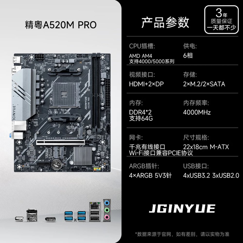 Carte mère Jingyue A520M-PRO