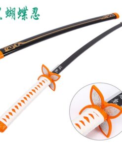 Katana de cosplay — noir Shinobu papillon (Demon Slayer)