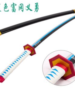 Katana de cosplay — bleu Giyu (Demon Slayer)
