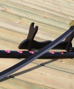 Katana de cosplay — Shusui (One Piece) noir et blanc motif droit