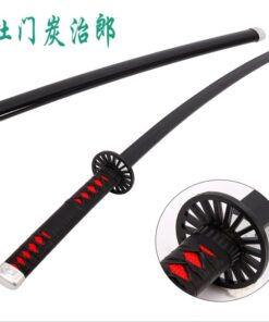 Katana de cosplay — Tanjiro (Demon Slayer) noir