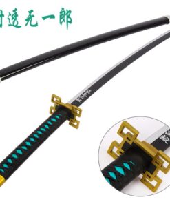 Katana de cosplay — Muichiro (Demon Slayer) noir et blanc