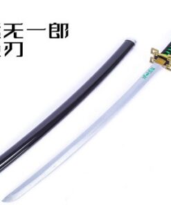 Katana de cosplay — Muichiro (Demon Slayer) lame argentée 尖鞘