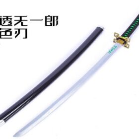 Katana de cosplay — Muichiro (Demon Slayer) lame argentée 尖鞘
