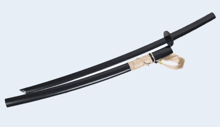 Katana de cosplay — 居合带鞘 noir 款
