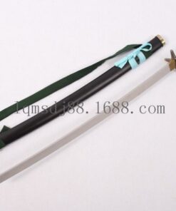 Katana de cosplay — 冰轮丸木刀淡 bleu 色