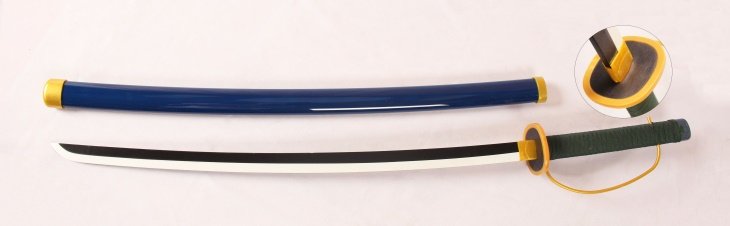 Katana de cosplay — 香克斯 bleu 鞘