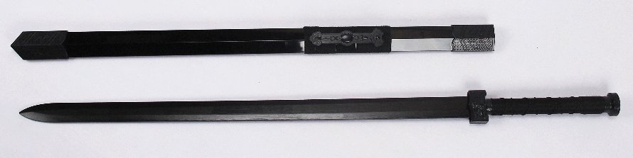 Katana de cosplay — 如意全 noir 汉剑