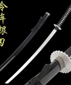 Katana de cosplay — katana lame argentée
