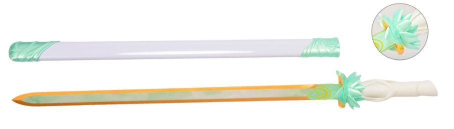 Katana de cosplay — 不染尘