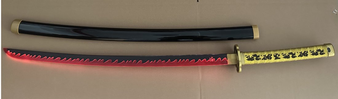 Katana de cosplay — 继国手柄有字 lumineux