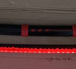 Katana de cosplay — 岚3 noir rouge 款 lumineux