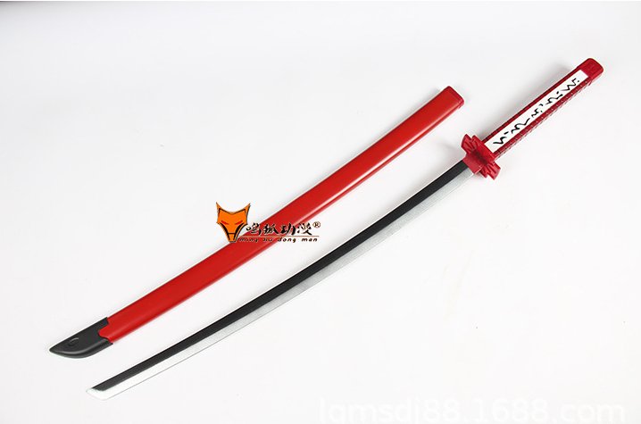Katana de cosplay — rouge 瞳