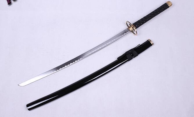 Katana de cosplay — noir 神枪