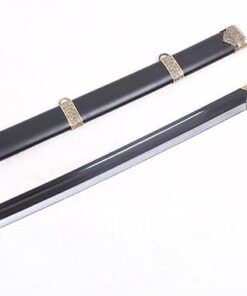 Katana de cosplay — noir or 古刀单槽