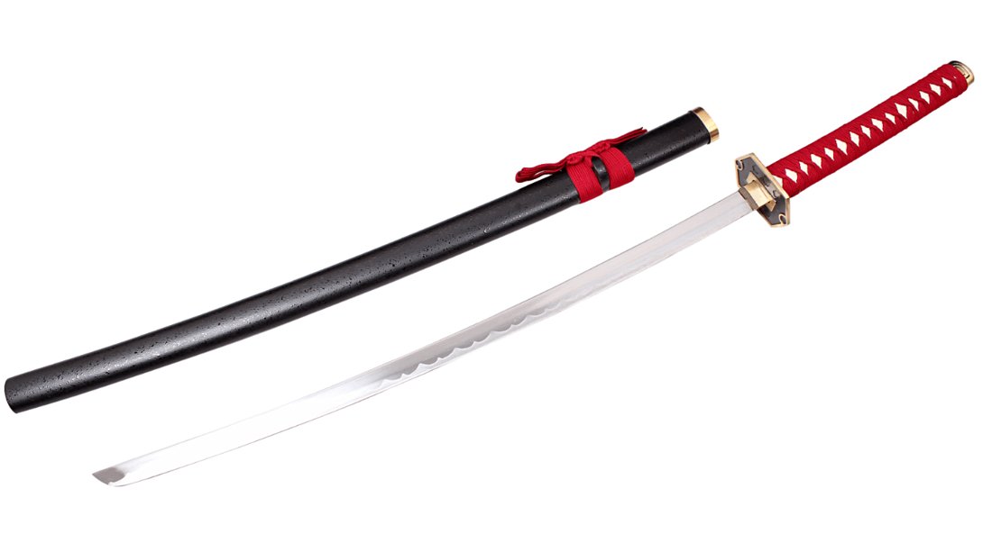 Katana de cosplay — 六梅 édition fleurie