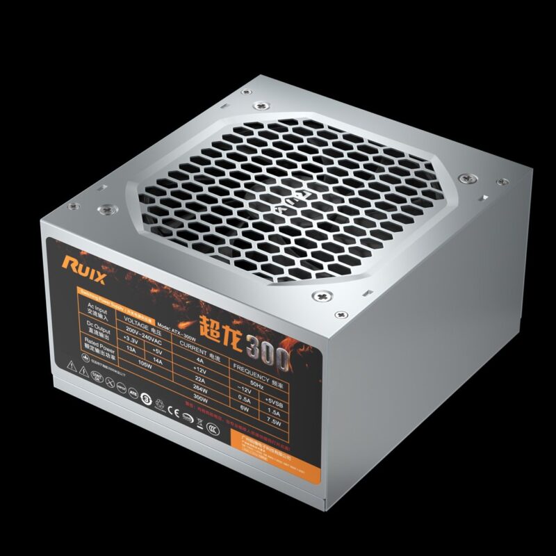 Alimentation PC Ruixi 300 W certifiée 80+ White
