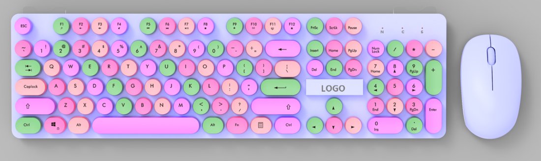 Ensemble clavier + souris gaming G900 2.4 g sans fil touches