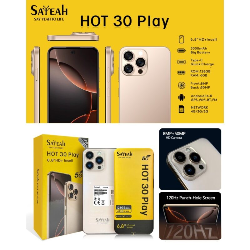 Tablette Android SAYEAH HOT30 PLAY