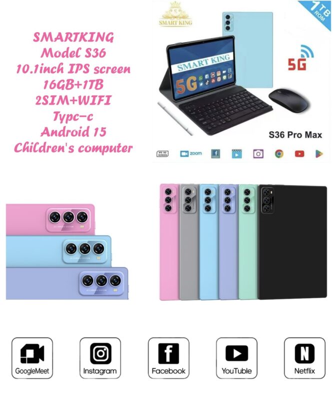Tablette Android SMART KING S36 PRO
