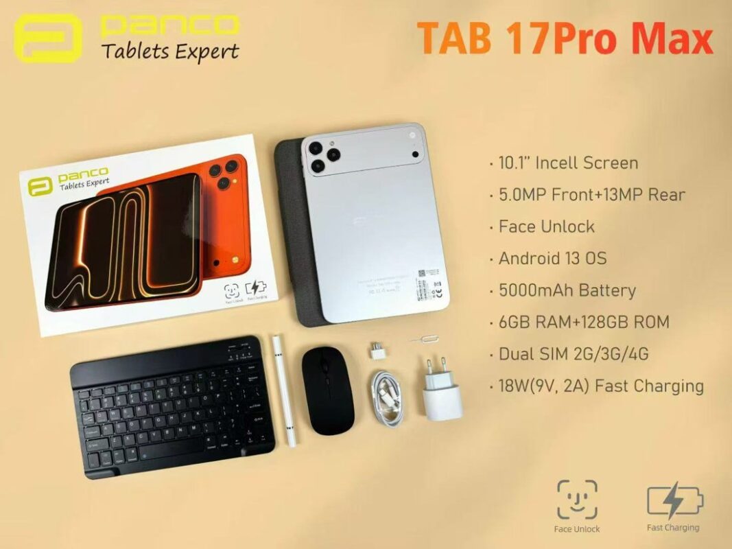 Tablette Android panco 17promax