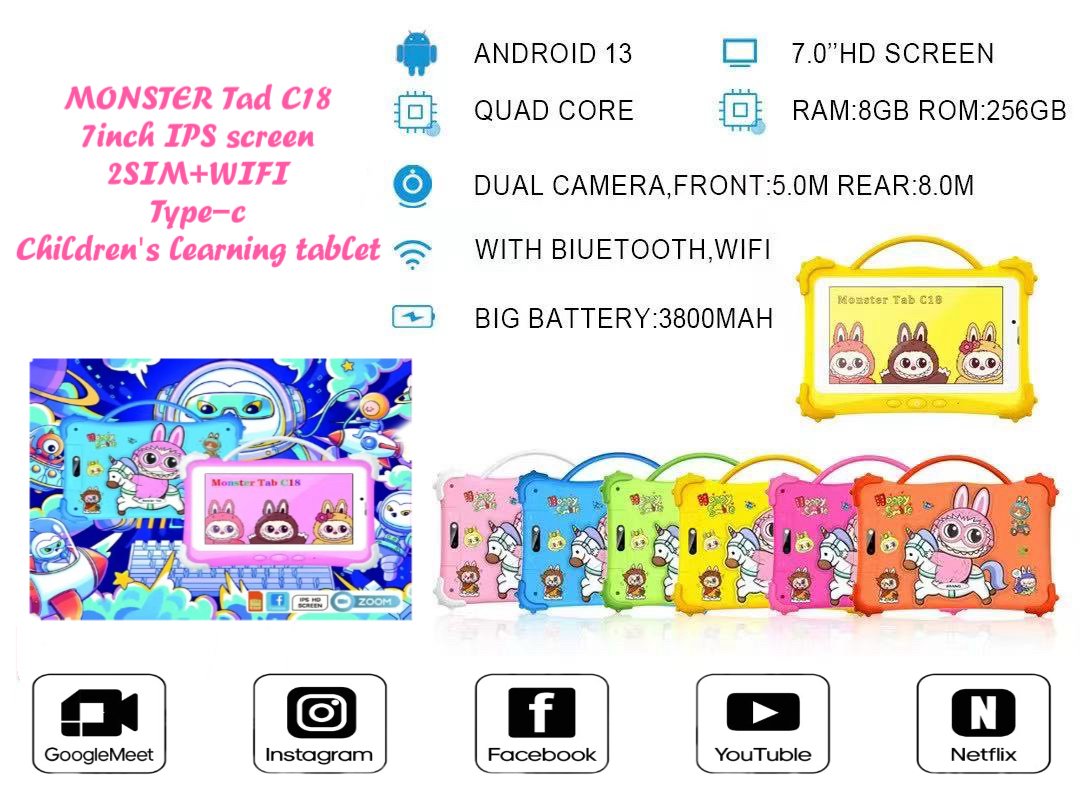 Tablette Android Monster tad C18