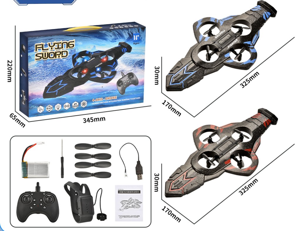 Épée volante télécommandée en mousse H56 « Flying Sword »